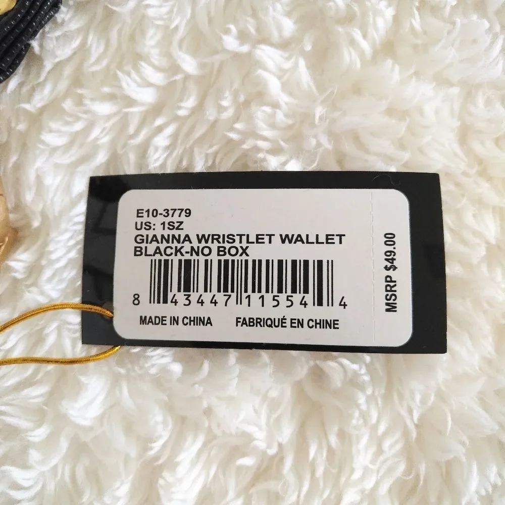 bebe Gianna Black🖤 Wristlet Wallet - NWT